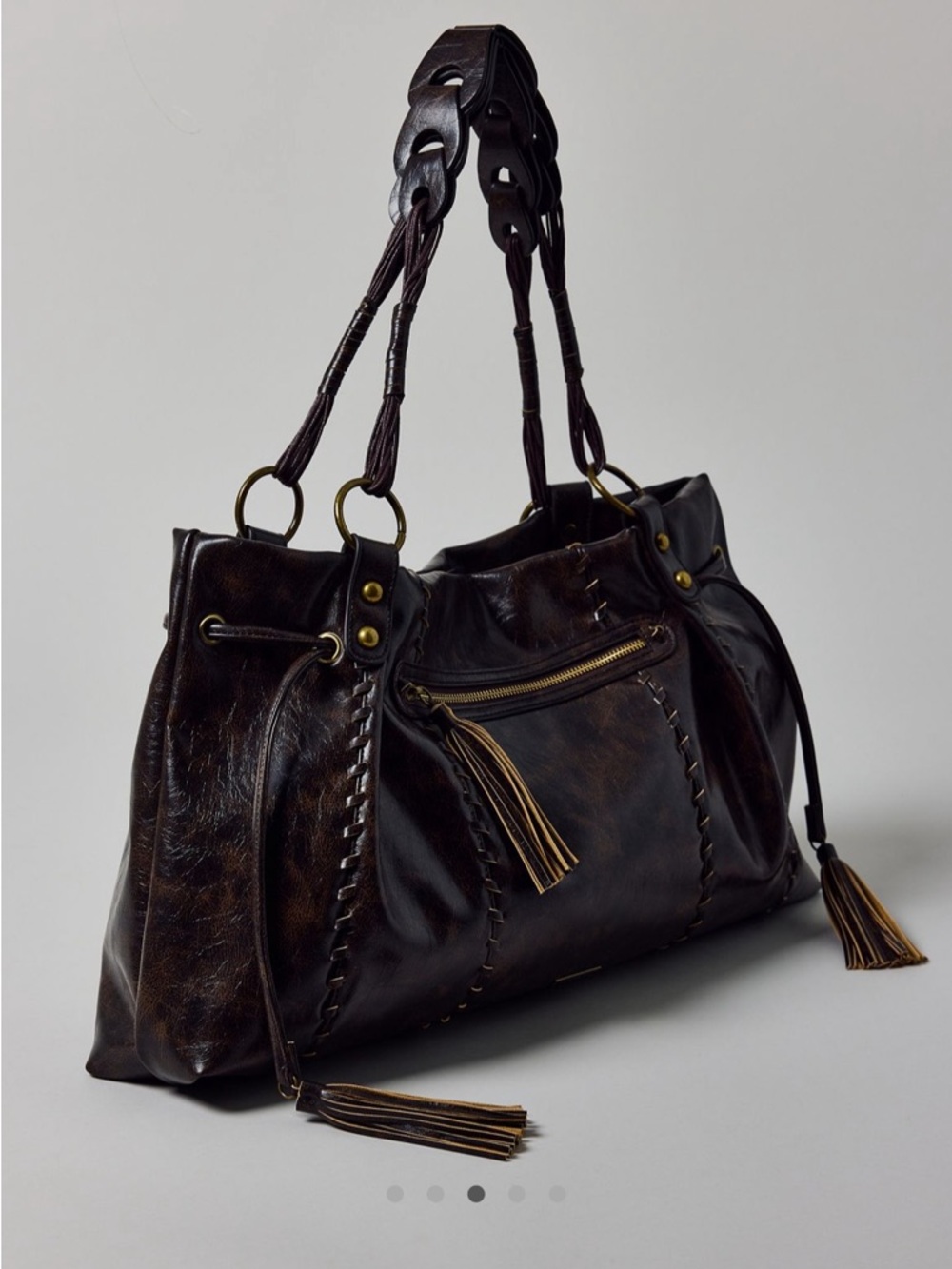 Silence + Noise Washed Faux Leather
Tote Bag - Picture 3 of 6